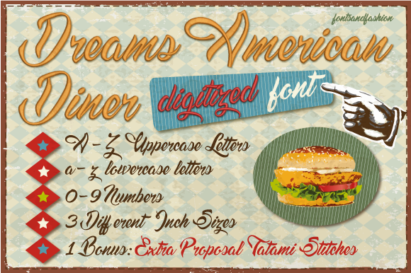 Dreams American Diner Alphabet Review