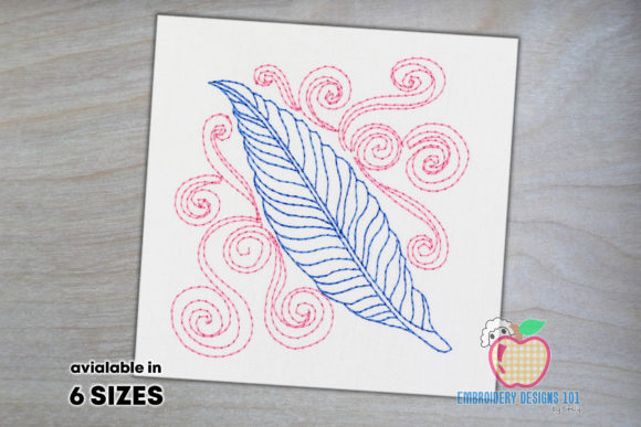 Feather Pen Bean Stitch