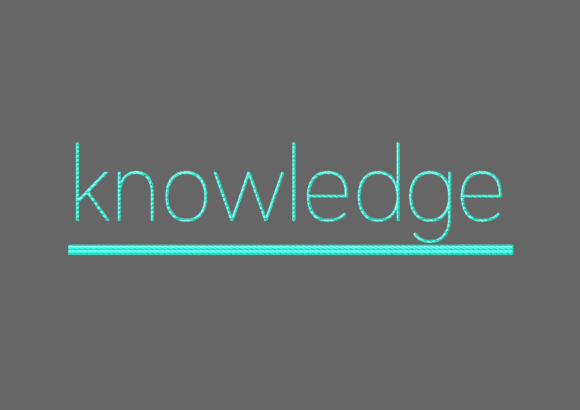 Knowledge: A Thoughtful Embroidery Design for Meaningful Gifts