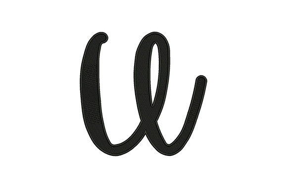 Lower Case Alphabet U: A Seasonal Embroidery Staple