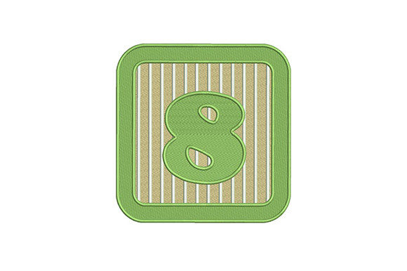 Number Eight: A Thoughtful Embroidery Design for Real Projects