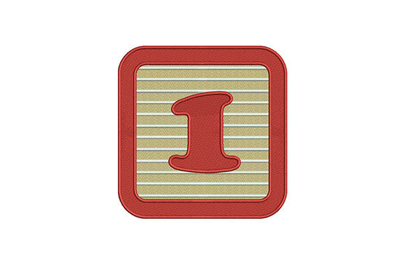 Red Frame One Number