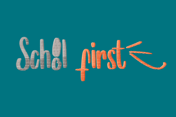 School First: Back-to-School Lettering That Feels Like a Hug